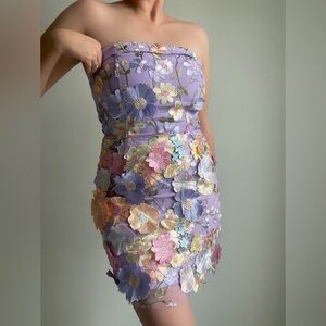 3D flower dress